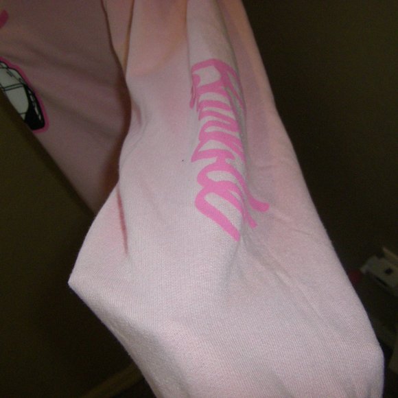 Barbie Sweatshirt Pink Barbie Logo & Barbie Corvette Women's Sizes NWT - Picture 7 of 15